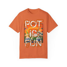 Load image into Gallery viewer, Fun Pot Unisex T-Shirt, Retro Graphic Tee, Gift for Cannabis Lovers, Summer Festival Wear, 420 Celebration Shirt
