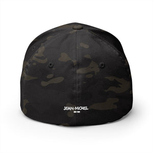 Camo Embroidered Cap - 'Crown' Design by Jean-Michel, Stylish & Versatile