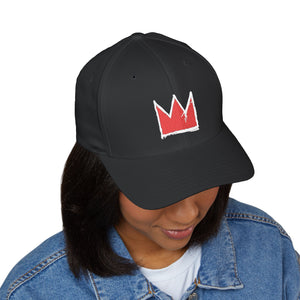 Camo Embroidered Cap - 'Crown' Design by Jean-Michel, Stylish & Versatile