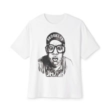 Load image into Gallery viewer, Unisex Oversized Boxy Tee - Brooklyn Jazz Graphic Tee for Music Lovers
