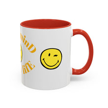 Load image into Gallery viewer, Mug - Happy Mind Happy Life Accent Coffee Mug (11, 15oz)
