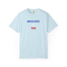 Load image into Gallery viewer, Garment-Dyed T-shirt - UNITED STATES OF PARIS Design

