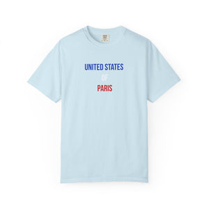Garment-Dyed T-shirt - UNITED STATES OF PARIS Design