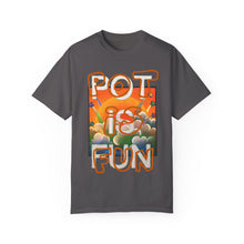 Load image into Gallery viewer, Fun Pot Unisex T-Shirt, Retro Graphic Tee, Gift for Cannabis Lovers, Summer Festival Wear, 420 Celebration Shirt
