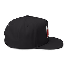 Load image into Gallery viewer, Embroidered Flat Bill Cap - Jean-Michel Crown Design
