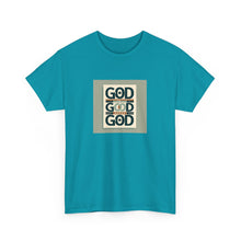 Load image into Gallery viewer, Inspirational Unisex Heavy Cotton Tee, Motivational Shirt, Faith-Based Apparel, Casual Outfit, Gift for Religious Celebrations
