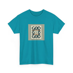 Inspirational Unisex Heavy Cotton Tee, Motivational Shirt, Faith-Based Apparel, Casual Outfit, Gift for Religious Celebrations