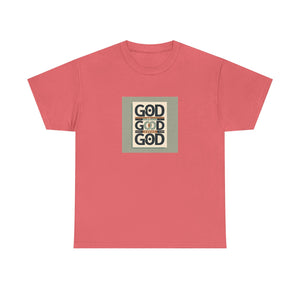 Inspirational Unisex Heavy Cotton Tee, Motivational Shirt, Faith-Based Apparel, Casual Outfit, Gift for Religious Celebrations