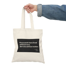 Load image into Gallery viewer, Eco-Friendly Tote Bag with Inspirational Quotes and Smiley Design | Perfect for Grocery Shopping, Beach Trips, and Everyday Use, Great Gift
