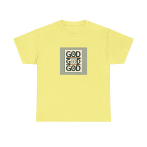 Inspirational Unisex Heavy Cotton Tee, Motivational Shirt, Faith-Based Apparel, Casual Outfit, Gift for Religious Celebrations