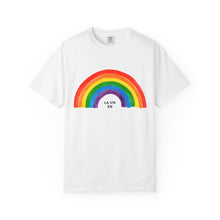 Load image into Gallery viewer, Rainbow Graphic Unisex T-Shirt - &quot;La Vie En Arc-en-Ciel&quot; Inspirational Tee

