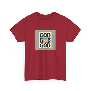 Inspirational Unisex Heavy Cotton Tee, Motivational Shirt, Faith-Based Apparel, Casual Outfit, Gift for Religious Celebrations
