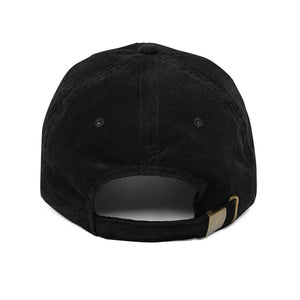Corduroy Cap - Basquiat Crown Embroidered Hat