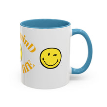 Load image into Gallery viewer, Mug - Happy Mind Happy Life Accent Coffee Mug (11, 15oz)
