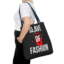 Load image into Gallery viewer, Bold Statement Tote Bag - &#39;Slave of Fashion&#39;
