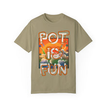 Load image into Gallery viewer, Fun Pot Unisex T-Shirt, Retro Graphic Tee, Gift for Cannabis Lovers, Summer Festival Wear, 420 Celebration Shirt
