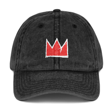 Load image into Gallery viewer, Cap with Jean-Michel Basquiat Crown Embroidery
