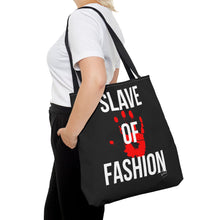 Load image into Gallery viewer, Bold Statement Tote Bag - &#39;Slave of Fashion&#39;

