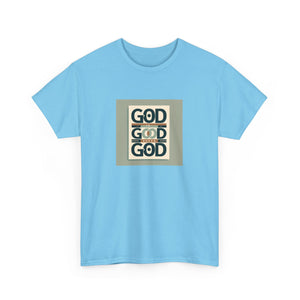 Inspirational Unisex Heavy Cotton Tee, Motivational Shirt, Faith-Based Apparel, Casual Outfit, Gift for Religious Celebrations