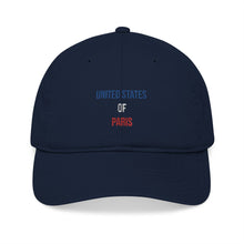 Load image into Gallery viewer, Organic Cotton Baseball Cap - United States of Paris Embroidered
