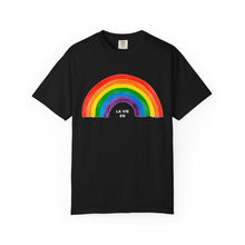 Load image into Gallery viewer, Rainbow Graphic Unisex T-Shirt - &quot;La Vie En Arc-en-Ciel&quot; Inspirational Tee
