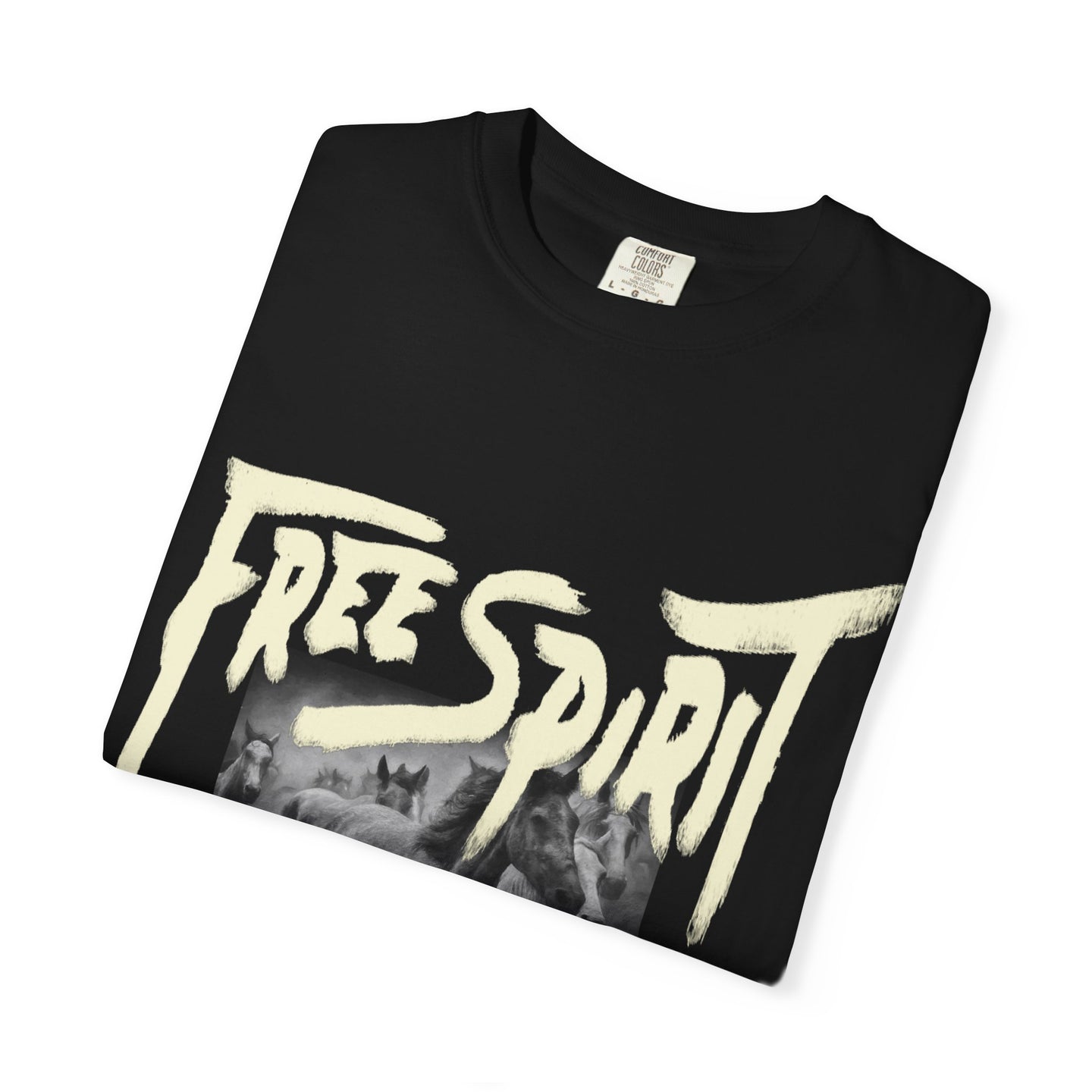 Free Spirit Unisex Garment-Dyed T-Shirt - Bohemian Style for Nature Lovers