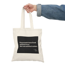 Load image into Gallery viewer, Eco-Friendly Natural Tote Bag - Inspirational Quote &amp; Smile Design
