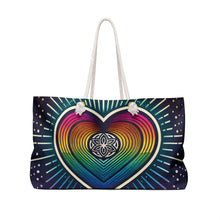 Load image into Gallery viewer, Vibrant Heart Weekender Bag – Perfect for Travel &amp; Yoga Retreats
