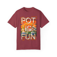 Load image into Gallery viewer, Fun Pot Unisex T-Shirt, Retro Graphic Tee, Gift for Cannabis Lovers, Summer Festival Wear, 420 Celebration Shirt
