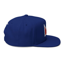 Load image into Gallery viewer, Embroidered Flat Bill Cap - Jean-Michel Crown Design
