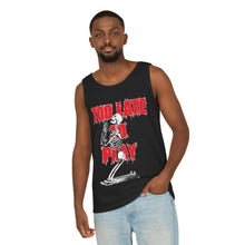 Load image into Gallery viewer, Too Late to Pray Skeleton Tank Top
