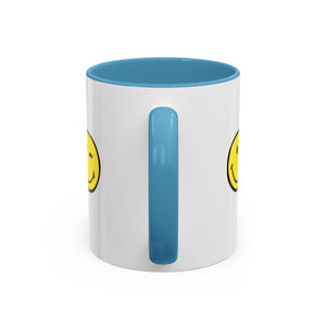 Mug - Happy Mind Happy Life Accent Coffee Mug (11, 15oz)