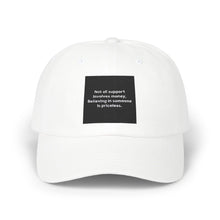 Load image into Gallery viewer, Embroidered Dad Cap, Vintage Dad Hat, Baseball Cap, Dad Gift, Classic Dad Cap, believing in someone is priceless
