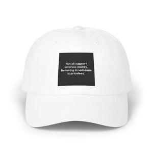 Embroidered Dad Cap, Vintage Dad Hat, Baseball Cap, Dad Gift, Classic Dad Cap, believing in someone is priceless