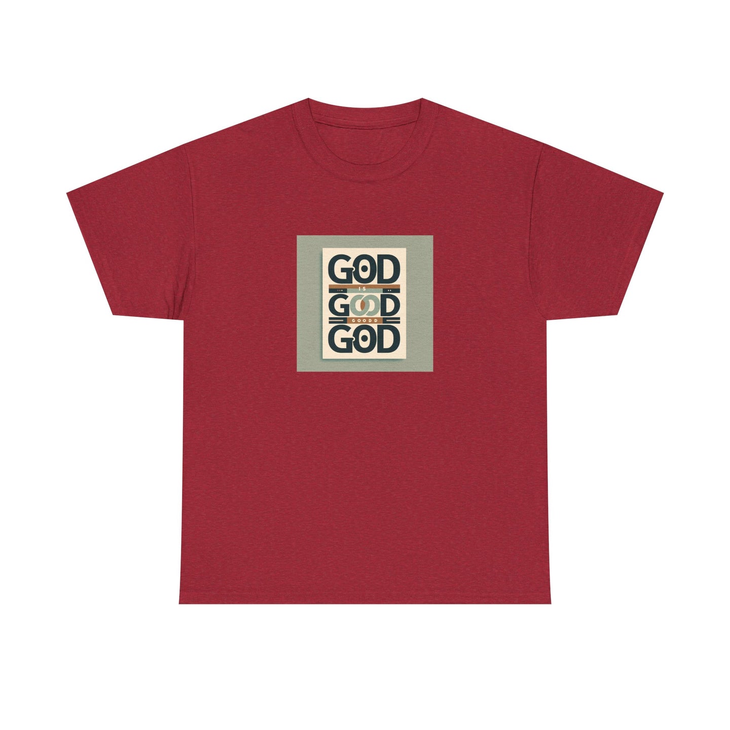 Inspirational Unisex Heavy Cotton Tee, Motivational Shirt, Faith-Based Apparel, Casual Outfit, Gift for Religious Celebrations