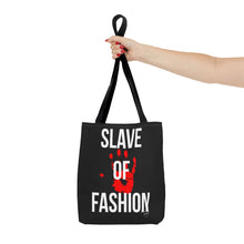 Load image into Gallery viewer, Bold Statement Tote Bag - &#39;Slave of Fashion&#39;
