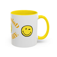 Load image into Gallery viewer, Mug - Happy Mind Happy Life Accent Coffee Mug (11, 15oz)

