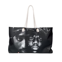 Load image into Gallery viewer, Urban Weekender Bag for Hip Hop Lovers | Travel Tote, Beach Bag, Gym Bag, Stylish Canvas Bag, Music Festival Essential
