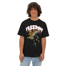 Load image into Gallery viewer, Freedom Graphic Oversized Tee - Unisex Boxy T-Shirt for Casual Vibes
