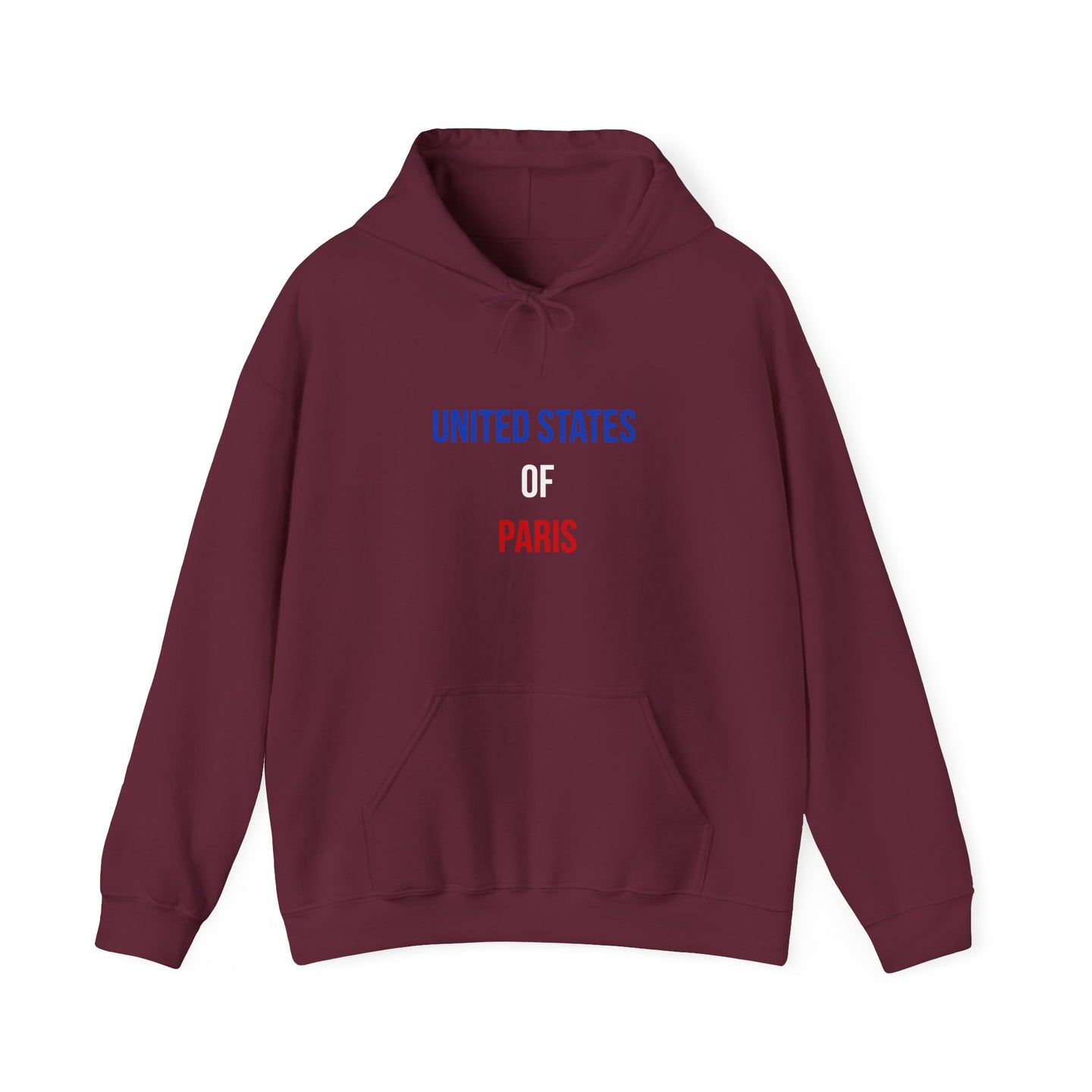 United States Paris Hoodie | Unisex Heavy Blend Sweatshirt
