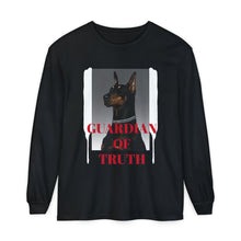 Load image into Gallery viewer, Guardian of Truth Unisex Long Sleeve T-Shirt - Dog Lover Apparel
