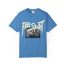 Load image into Gallery viewer, Free Spirit Unisex Garment-Dyed T-Shirt - Bohemian Style for Nature Lovers
