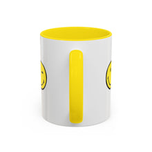 Load image into Gallery viewer, Mug - Happy Mind Happy Life Accent Coffee Mug (11, 15oz)
