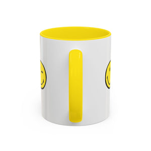 Mug - Happy Mind Happy Life Accent Coffee Mug (11, 15oz)