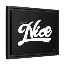 Load image into Gallery viewer, Framed Canvas Wall Art - &#39;Life is Nice&#39; Design
