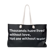 Load image into Gallery viewer, Inspirational Weekender Bag for Travel, Beach, Gym, Happy Vibes, Perfect Gift for Friends, Stylish Tote for Every Occasion

