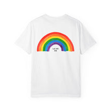 Load image into Gallery viewer, Rainbow Graphic Unisex T-Shirt - &quot;La Vie En Arc-en-Ciel&quot; Inspirational Tee
