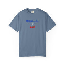 Load image into Gallery viewer, Garment-Dyed T-shirt - UNITED STATES OF PARIS Design
