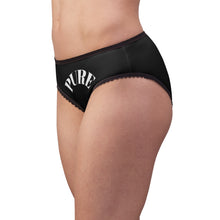 Load image into Gallery viewer, Women&#39;s Briefs - &#39;PURE&#39; Lace Trim Underwear for Comfort and Style
