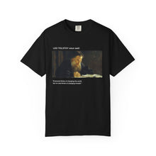 Load image into Gallery viewer, LEO TOLSTOY Quote T-Shirt
